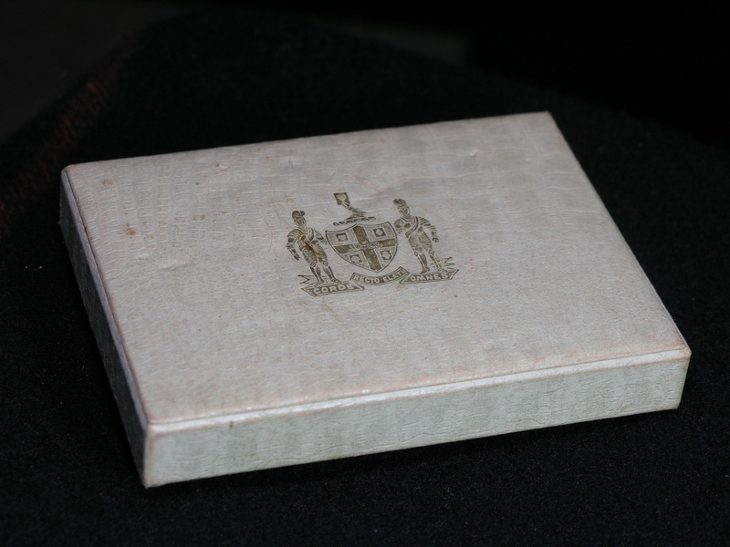 Olympiad Box with slightly worn top.